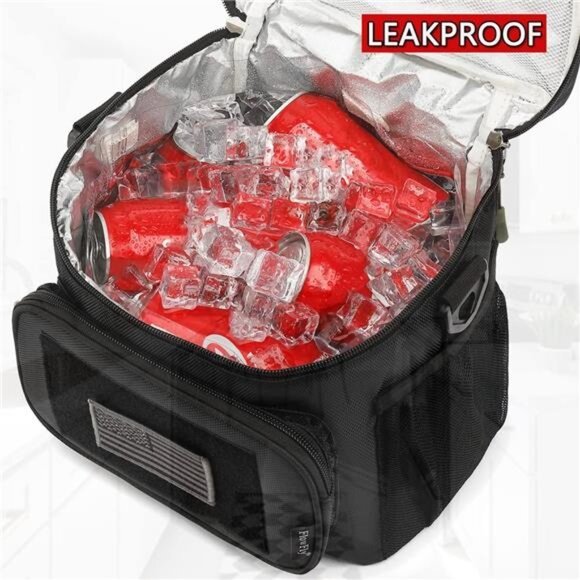 Tactical Lunch Bag Large Insulated Lunch Box Cooler Tote for Men, Women - Picture 3 of 7